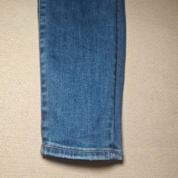 American Eagle Women's Hi-Rise Jeggings Distressed Medium Dark Wash Size 10 - Picture 12 of 13